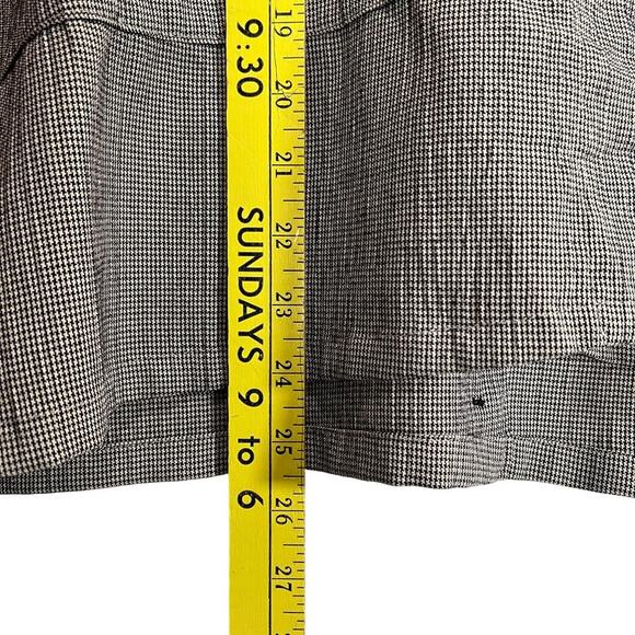 Kathie Lee Collection VTG 2 Piece Skirt Set Buttoned Blouse Size XL houndstooth - Picture 8 of 10